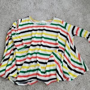 Audrey 3+1 Poncho style Tunic Top